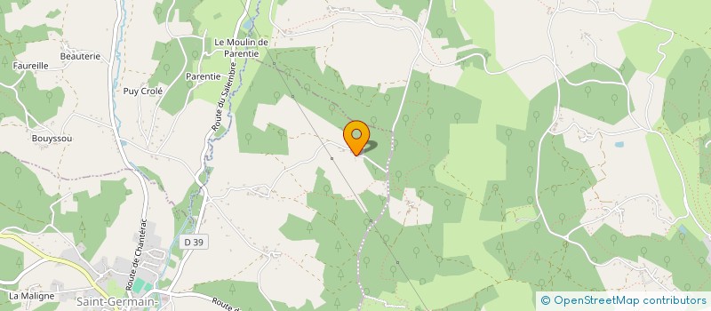 localisation de l'entreprise CHAMSURMESURE  SAINT-GERMAIN-DU-SALEMBRE