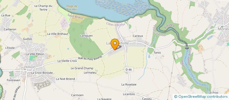 localisation de l'entreprise CHAMVAPA  HILLION