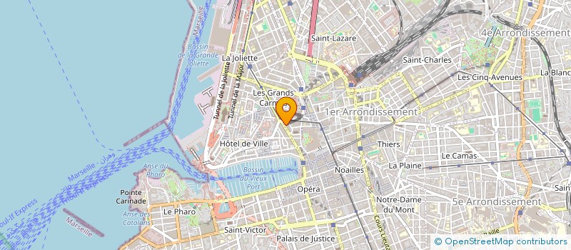 localisation de l'entreprise CHAMVRES CHRISTOPHE FINANCES à MARSEILLE
