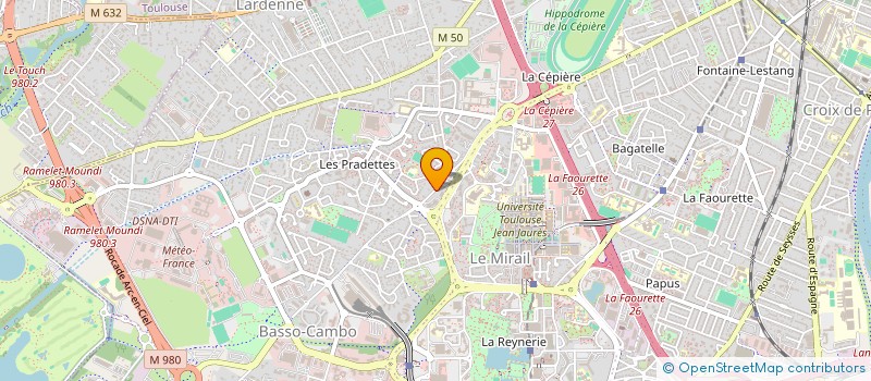 localisation de l'entreprise CHAMY à TOULOUSE