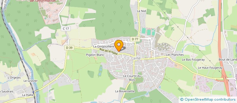 localisation de l'entreprise CHAMYMO  LAILLE