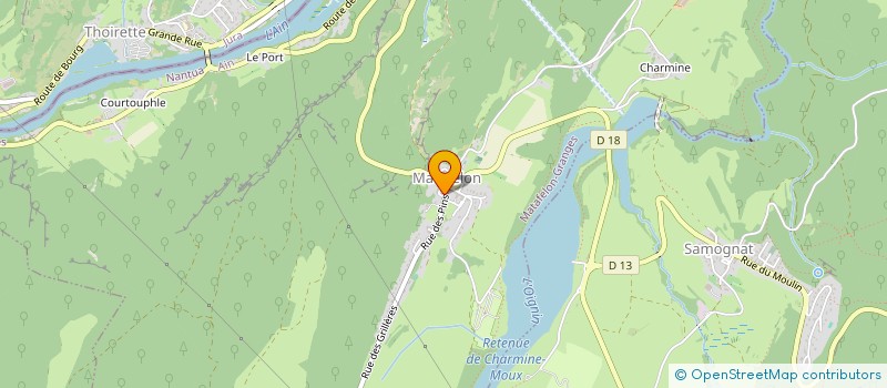 localisation de l'entreprise CHAN  MATAFELON-GRANGES