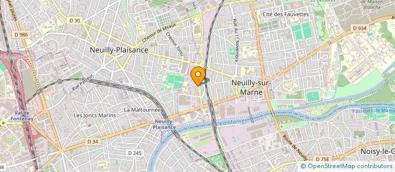 localisation de l'entreprise CHAN & CHANTHAVONG ASSOCIES à NEUILLY-SUR-MARNE