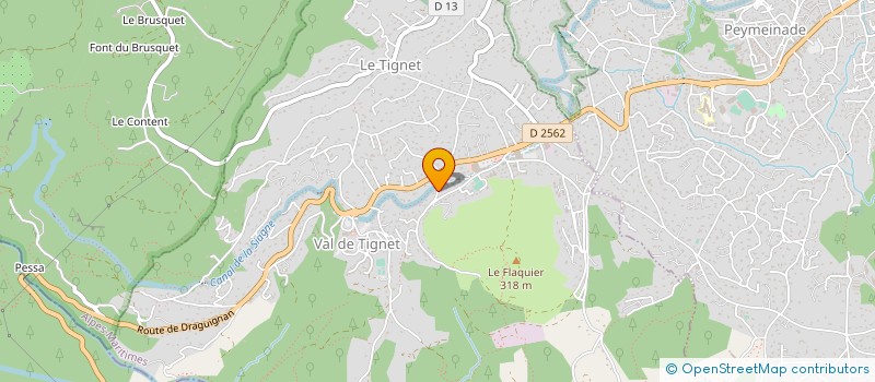 localisation de l'entreprise CHAN GROUPE IMMOBILIER à LE TIGNET