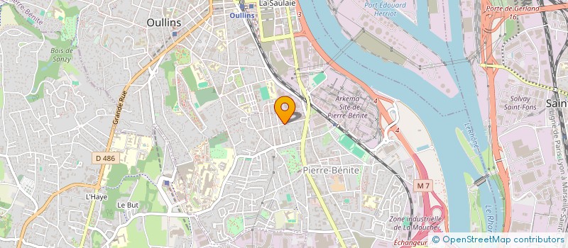 localisation de l'entreprise CHAN-SO SCI  OULLINS-PIERRE-BENITE