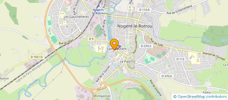 localisation de l'entreprise CHANA IMMOBILIER à NOGENT-LE-ROTROU