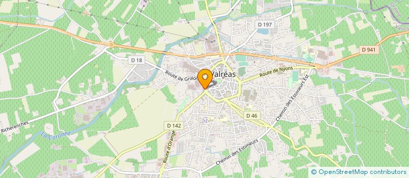 localisation de l'entreprise CHANABAS SAS à VALREAS
