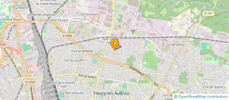 localisation de l'entreprise CHANACHAI  FLEURY-LES-AUBRAIS