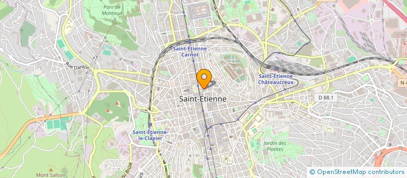 localisation de l'entreprise CHANAL RAYMOND ET JEAN JACQUES à SAINT-ETIENNE