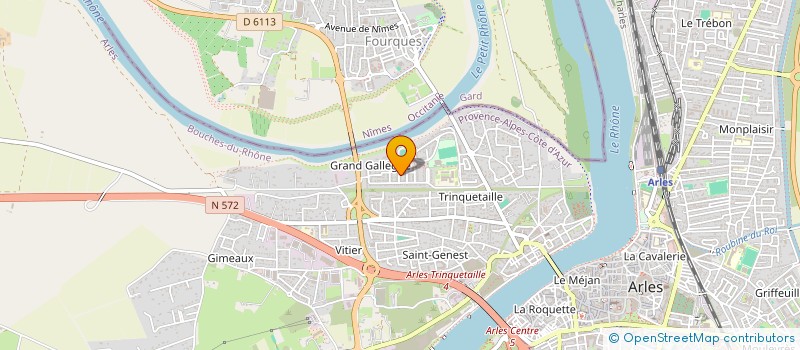 localisation de l'entreprise CHANANS à ARLES