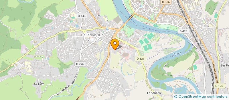 localisation de l'entreprise CHANARIVE SCI  BELLERIVE SUR ALLIER