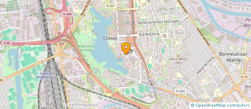localisation de l'entreprise CHANARONE à CRETEIL
