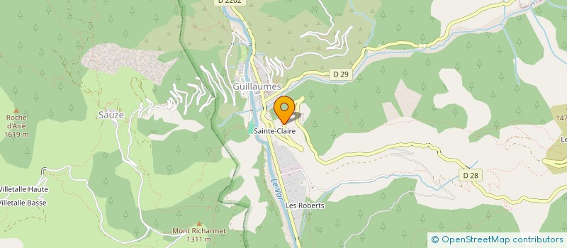 localisation de l'entreprise CHANAS  PEONE