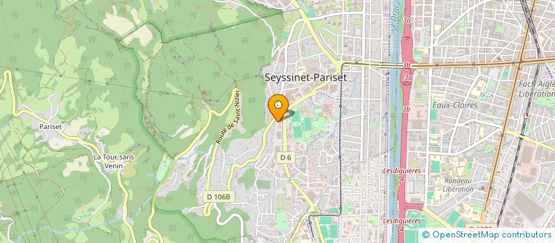 localisation de l'entreprise CHANAS FOURNITURES MATERIELS DENTAIRES à SEYSSINET-PARISET