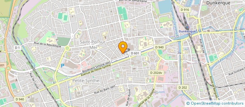 localisation de l'entreprise CHANATE à DUNKERQUE