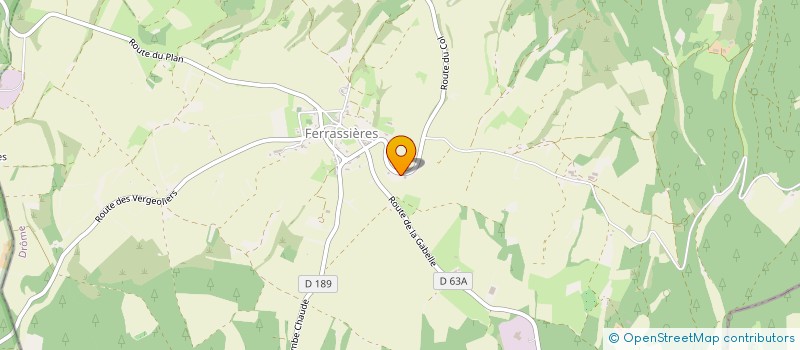 localisation de l'entreprise CHANAUX  FERRASSIERES