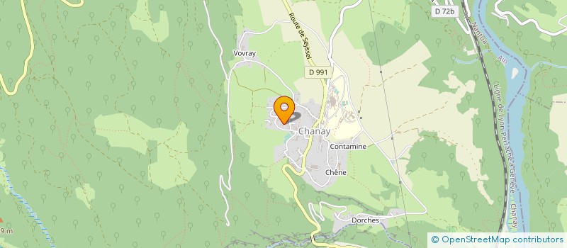 localisation de l'entreprise CHANAY PETANQUE  CHANAY