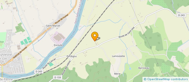 localisation de l'entreprise CHANBARTH  PENNE-D'AGENAIS