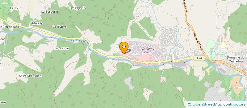 localisation de l'entreprise CHANBER à SAINTE-MAXIME