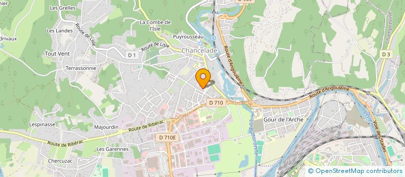 localisation de l'entreprise CHANC'EN SCENE  CHANCELADE