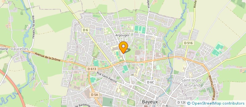 localisation de l'entreprise CHANCAP à BAYEUX