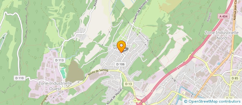 localisation de l'entreprise CHANCE 01 à OYONNAX