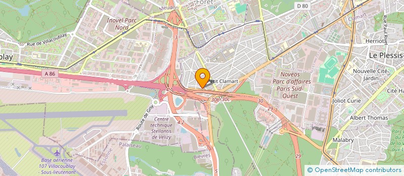 localisation de l'entreprise CHANCE à CLAMART