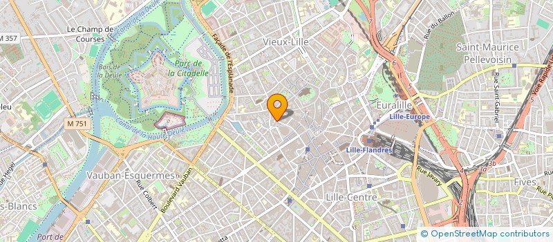 localisation de l'entreprise CHANCE à LILLE