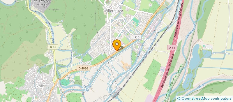 localisation de l'entreprise CHANCE ET LOISIRS à VILLENEUVE