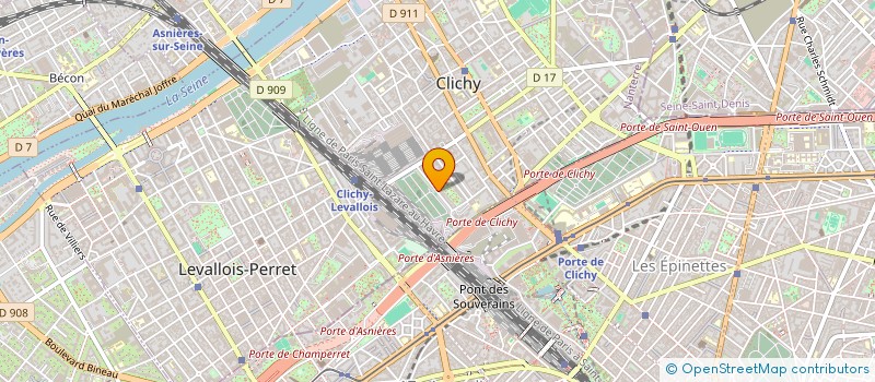 localisation de l'entreprise CHANCE MILLY CONSULTING à CLICHY