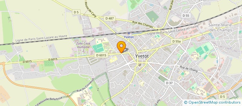 localisation de l'entreprise CHANCEL & ASSOCIES à YVETOT