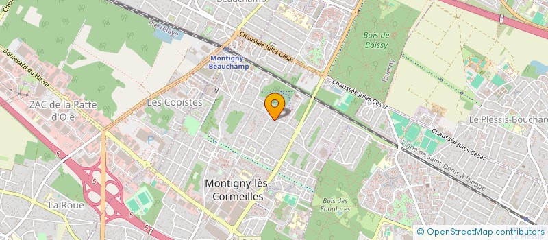 localisation de l'entreprise CHANCELIER  MONTIGNY-LES-CORMEILLES