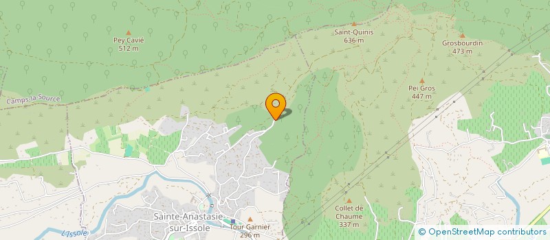 localisation de l'entreprise CHANCELIER IMMO  SAINTE-ANASTASIE-SUR-ISSOLE