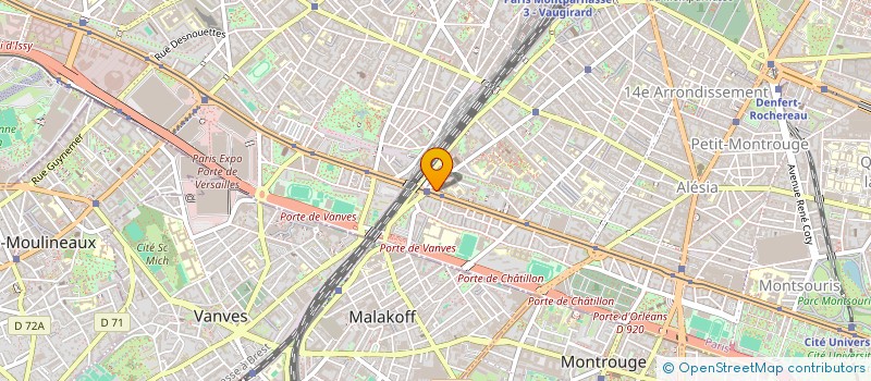 localisation de l'entreprise CHANCELLERIE DES ARTS ET METIERS DE L'IMPRIME  PARIS