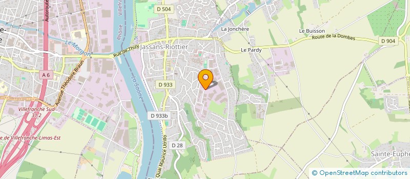 localisation de l'entreprise CHANCEREL à JASSANS-RIOTTIER