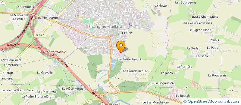 localisation de l'entreprise CHANCERY CONSULTING  THORIGNE-FOUILLARD