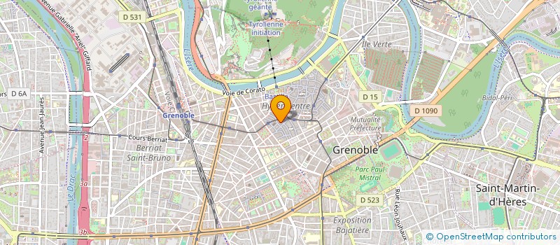 localisation de l'entreprise CHANCES POUR L ISERE à GRENOBLE
