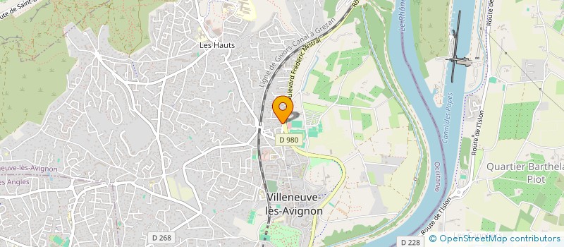 localisation de l'entreprise CHANCHOU DOMERGUE AUTOMOBILES  VILLENEUVE-LES-AVIGNON