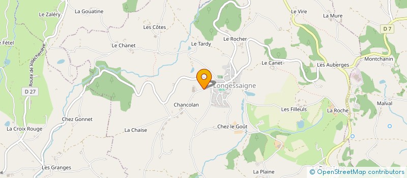 localisation de l'entreprise CHANCOLAN IMMO  LONGESSAIGNE