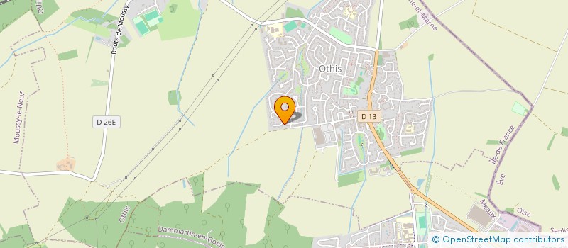 localisation de l'entreprise CHANCRIS  OTHIS