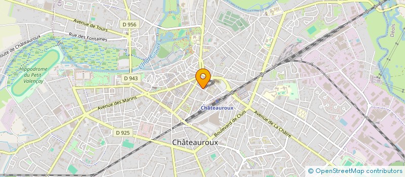 localisation de l'entreprise CHAND à CHATEAUROUX