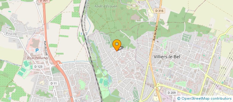 localisation de l'entreprise CHAND RS à SARCELLES