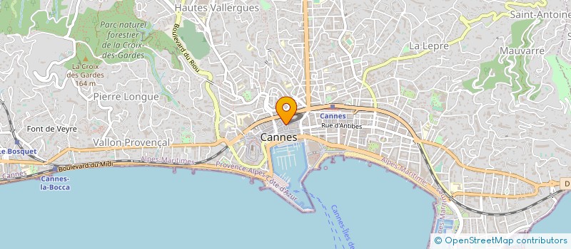 localisation de l'entreprise CHANDAIL CANNES à CANNES