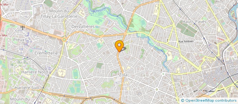 localisation de l'entreprise CHANDAMUS à NANTES