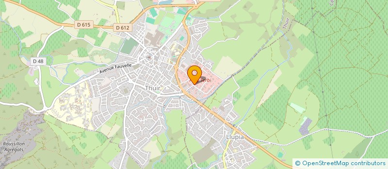 localisation de l'entreprise CHANDAN  THUIR