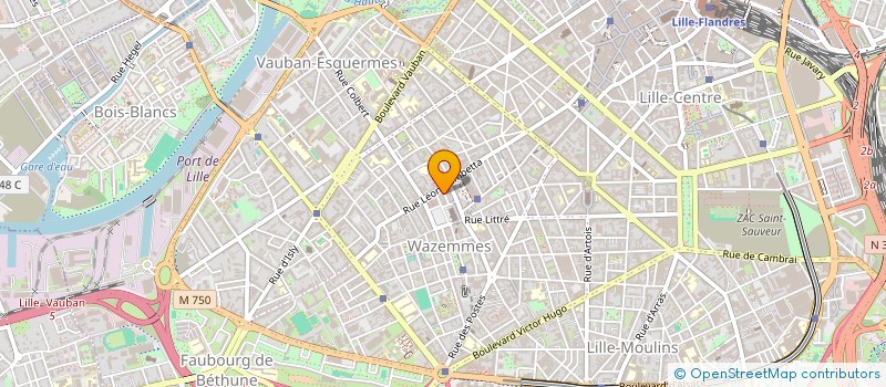 localisation de l'entreprise CHANDEL à LILLE
