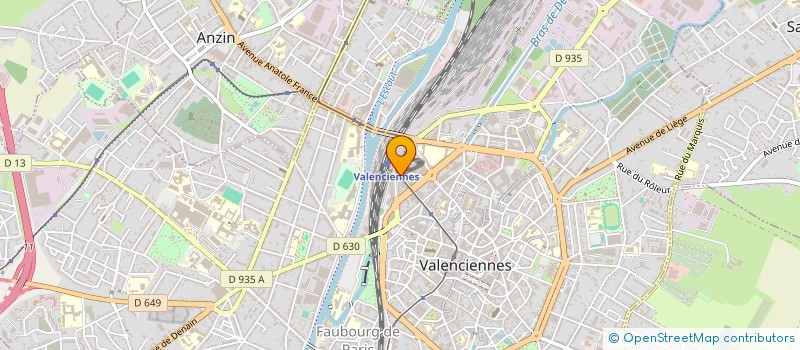 localisation de l'entreprise CHANDEL BROTHERS à VALENCIENNES
