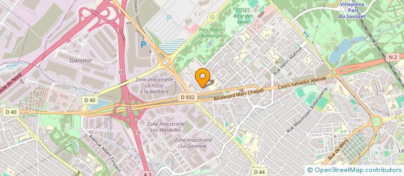 localisation de l'entreprise CHANDEL IMMOBILIER à AULNAY-SOUS-BOIS
