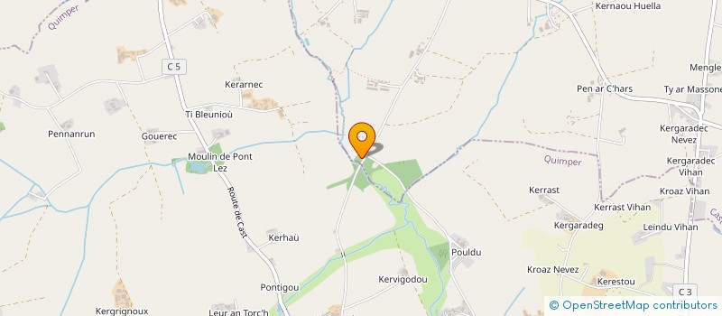 localisation de l'entreprise CHANDELOURS  CAST