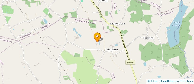 localisation de l'entreprise CHANDERNAGOR  RAYET